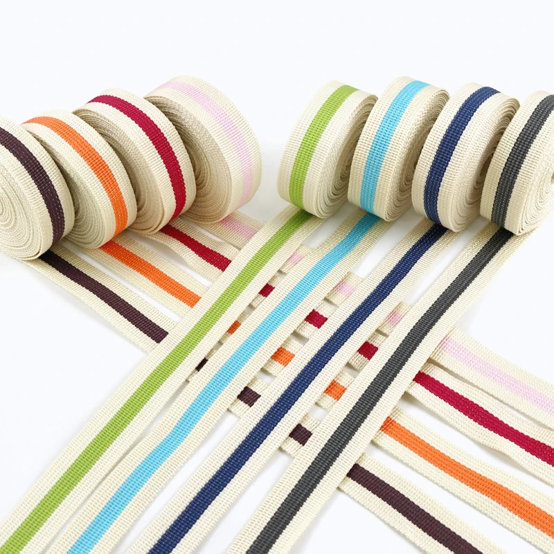 Durable 25mm Decorative Webbing Strap for DIY Accessories and Crafts