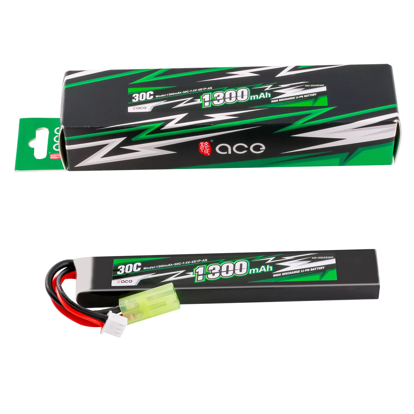 Pack de batteries LiPo RC 2S 3S 1100-1400mAh 30C-40C XT30 SM avec câbles de charge.