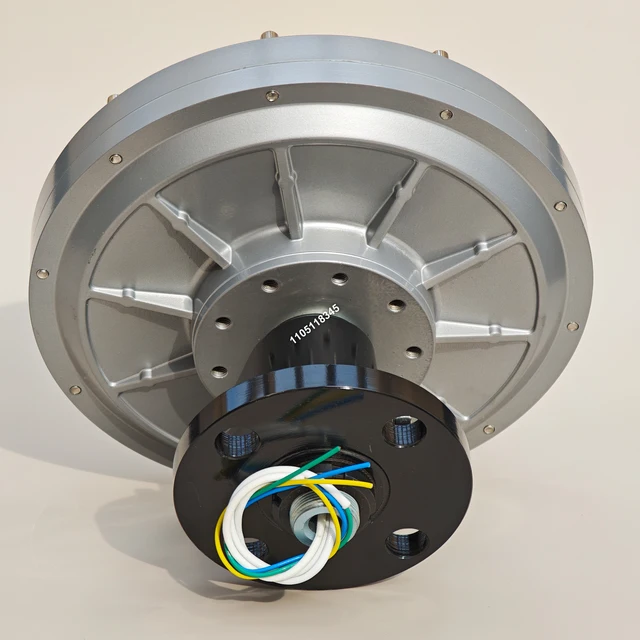 เครื่องกำเนิดไฟฟ้าพลังงานลม 300RPM 100RPM 6KW 10000W 15000W 20000W 110V 220V เครื่องกำเนิดไฟฟ้าแม่เหล็กถาวรแบบไร้แกน สามเฟส ได้รับการรับรองมาตรฐาน CE 1