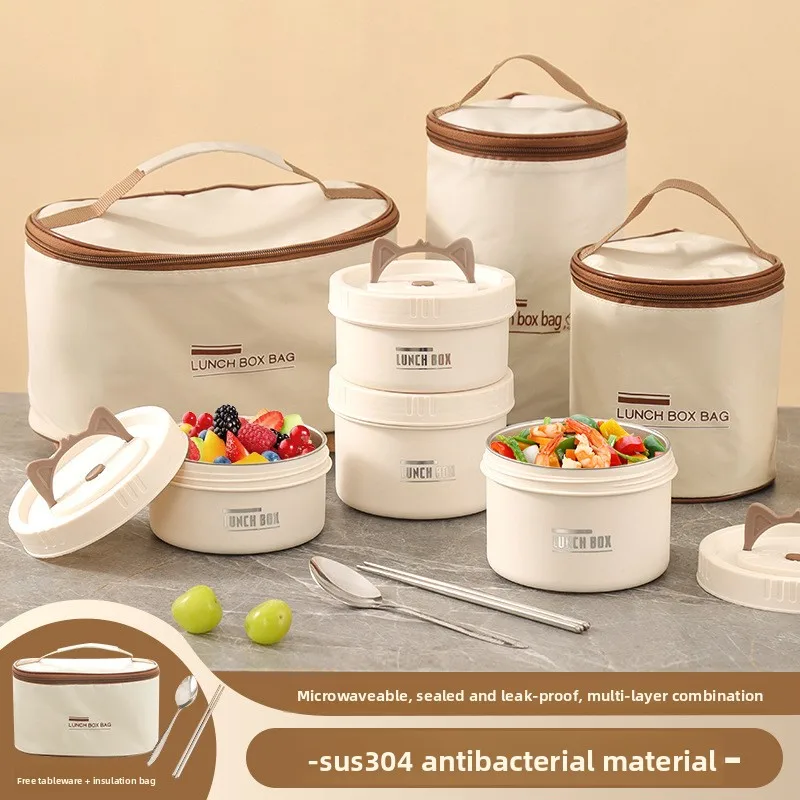 Stainless Steel Insulated Lunch Box for Work and School