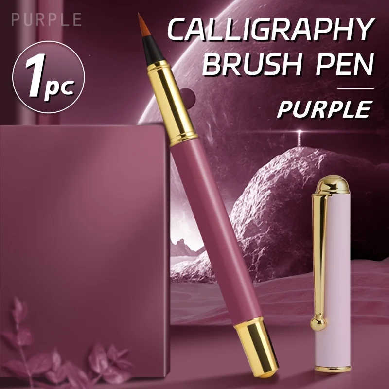 Refillable Fine Tip Calligraphy Brush Pen for Hand Lettering and Art Journaling