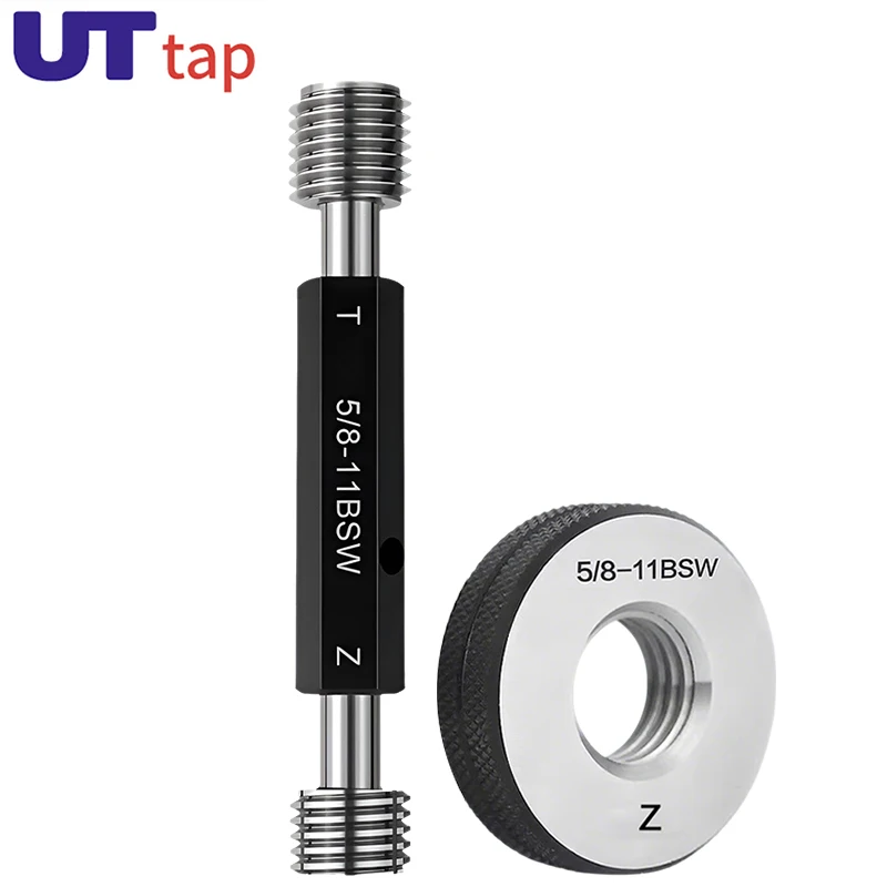 UT TAP 1PC/SET BSW 테이퍼 파이프 나사 플러그/링 게이지 측정 도구 BSW 5/327/8 BSW1''-- 1''1/81''7/8 BSW 2''-- 고품질