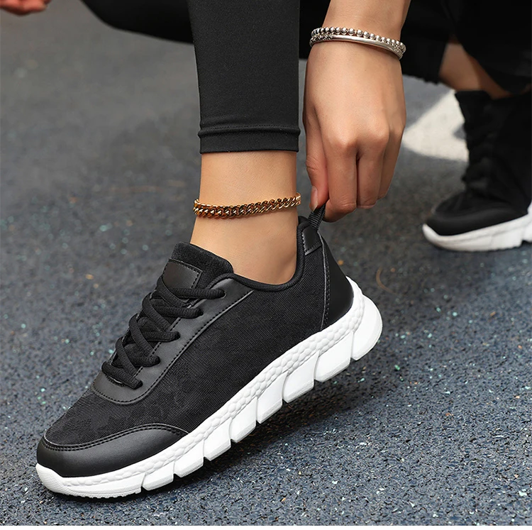 Damen-Sneaker, atmungsaktive Mesh-Turnschuhe, Sportschuhe für Damen, Trainer, weiße Schuhe, Körbe, Damenmode, 2025, Schuhe, Tennis, weiblich – Detail 3