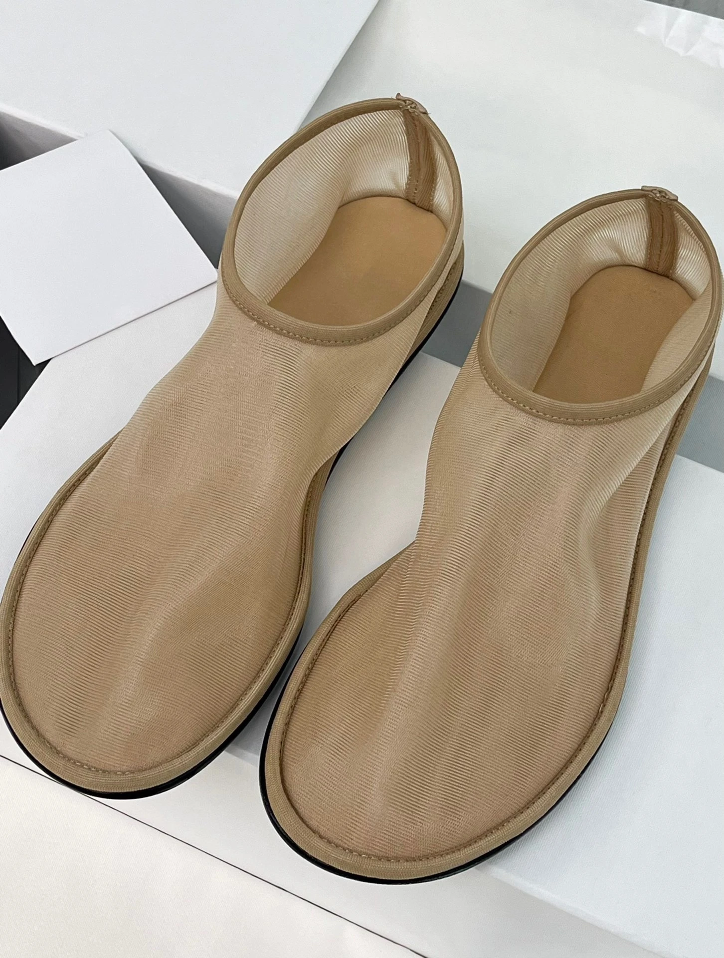 Women Loafers Breathable Mesh Simple Comfortable Flat Shoes Elegant Casual Luxury Designer Boat Shoes