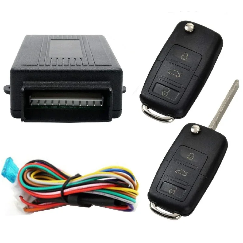 차량용 원격 중앙 문짝 잠금 장치, 범용 차량 경보 시스템, Contorl Box 및 교체용 원격 Contorl 자동 원격 중앙 키트 2 개