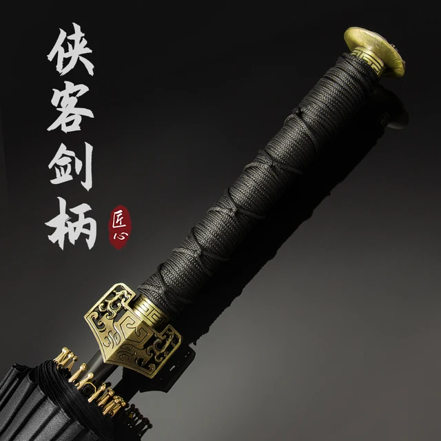 Napos Esernyő Ősi Kínai Kard Szép Ember Hosszú Fogantyú Nagy Szamuráj Stílus Anime - Image 4