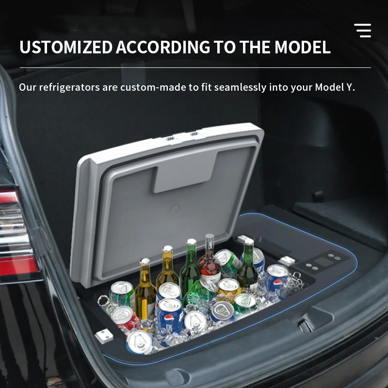 モデルYトランク冷蔵庫 テスラ モデルY 2021-2024 15L 収納 旅行 モデルYトランク冷蔵庫 テスラ モデルY 2021-2024 15L 収納 旅行