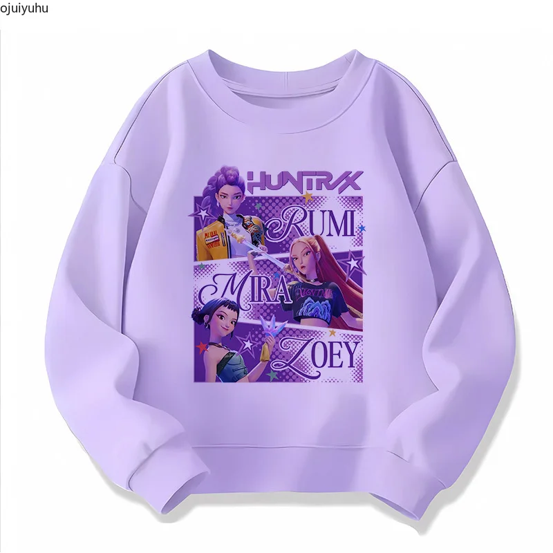 Fans du film cadeau sweat à capuche Manga enfants Huntrix Kpop chasseurs de démons sweat-shirt pour enfants mignon tigre Harajuku sweat à capuche pour garçons filles