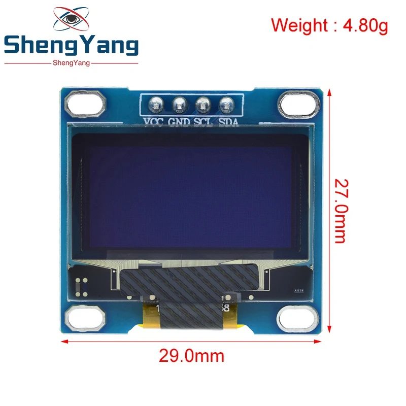 TZT 0.96 inch OLED 4PIN 7PIN IIC Serial White Display Module 128X64 I2C SSD1306 12864 LCD Screen Board for Arduino oled display module,lcd display module,display module,oled development board