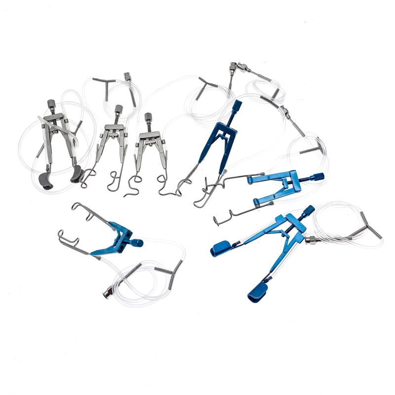 Aspirating Speculum Flushing Eyelid Spreader Adjustable Eye Speculums