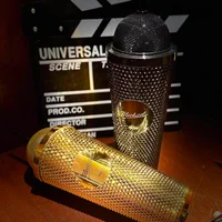 Nouvelle tasse à eau Michael Jackson en forme de microphone, originale, en stock, cadeau créatif pour les fans de musique. 3