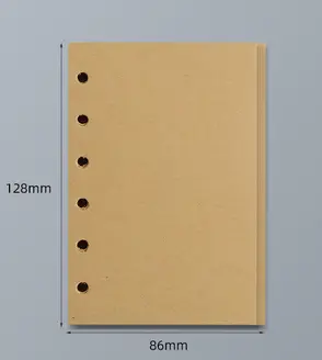 45 Sheets A5 A6 A7 Loose Leaf Notebook Refill Spiral Binder Inner Page Line Blank craft  Grid Inside Paper Stationery - Image 29