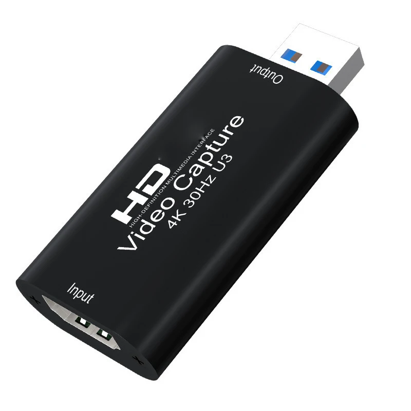 Ultra HD Video Capture Device with USB Connectivity for Streaming and Recording