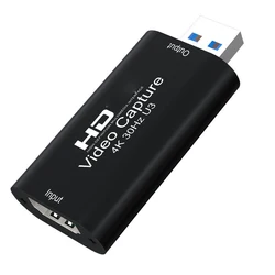 Ultra HD Video Capture Device with USB Connectivity for Streaming and Recording (USB 3.0)