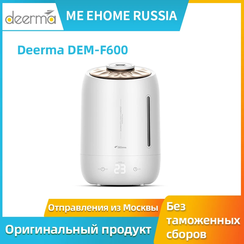 Deerma DEM F600 ultrasonic air humidifier ，Intelligent touch type ...
