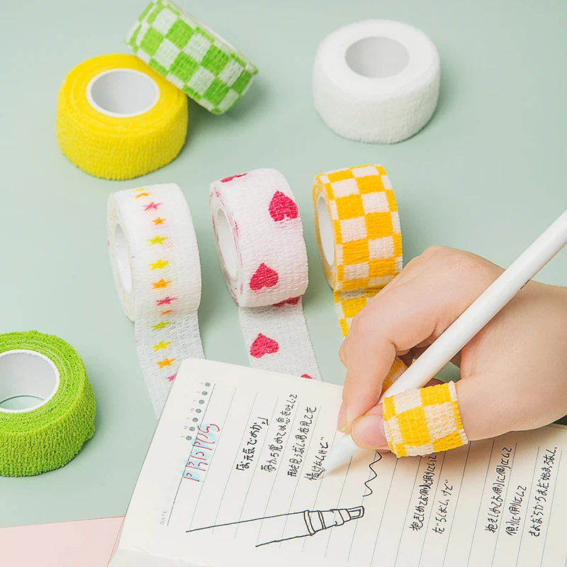 4.5m Self Adhesive Bandage Adherent Tape Finger Wrap Stretch Stationery School Supplies