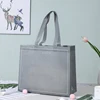 StoBag 50pcs Wholesale Non-woven Shopping Tote Bag Shoulder Eco Fabric Large Reusable Storage Portable Custom Logo(Extra Fee) 4