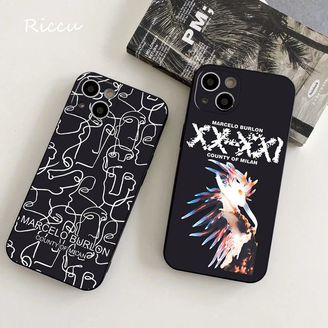 Cover Iphone 13 Pro Marcelo Burlon | Cover Iphone 11 Pro Marcelo Burlon Iphone - Aliexpress