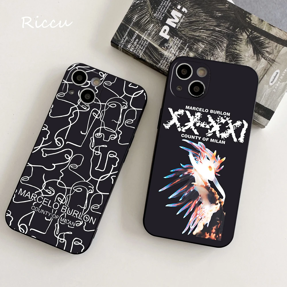 hoste Leeds Renovering Cover Iphone 13 Pro Max Marcelo Burlon | Cover Iphone 11 Pro Marcelo Burlon  - Iphone - Aliexpress