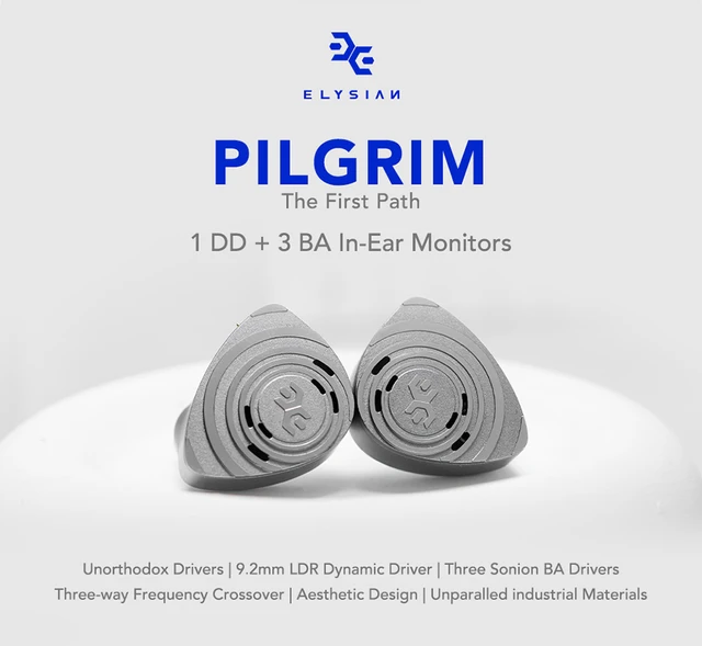 Elysian Labs Acoustic Pilgrim IEM 1 LSR DD + 3 Sonion BA Elysian Labs Acoustic Pilgrim IEM 1 LSR DD + 3 Sonion BA