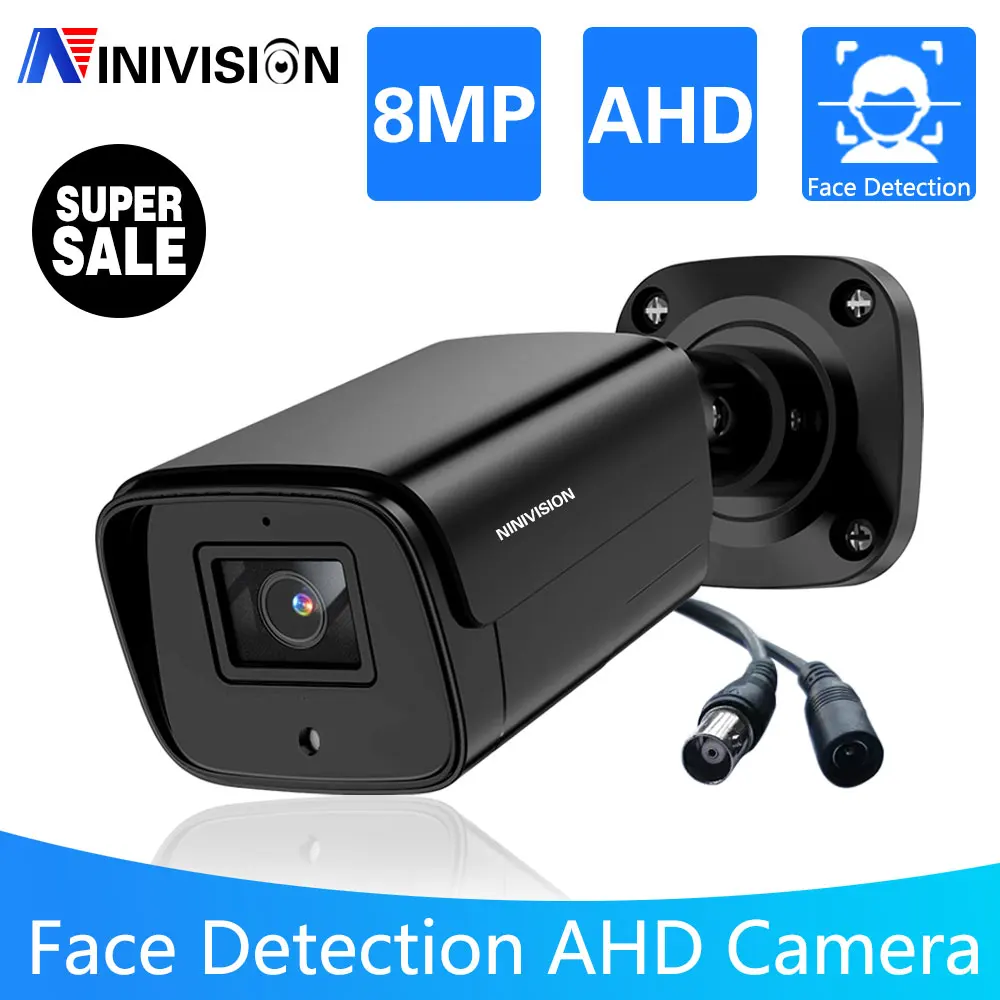 

4K 8MP 5MP AHD Camera Face Human Detection 36 Array Infrared LEDS 8.0MP Resolution With HD 3.6mm Lens CCTV Home Security Cameras