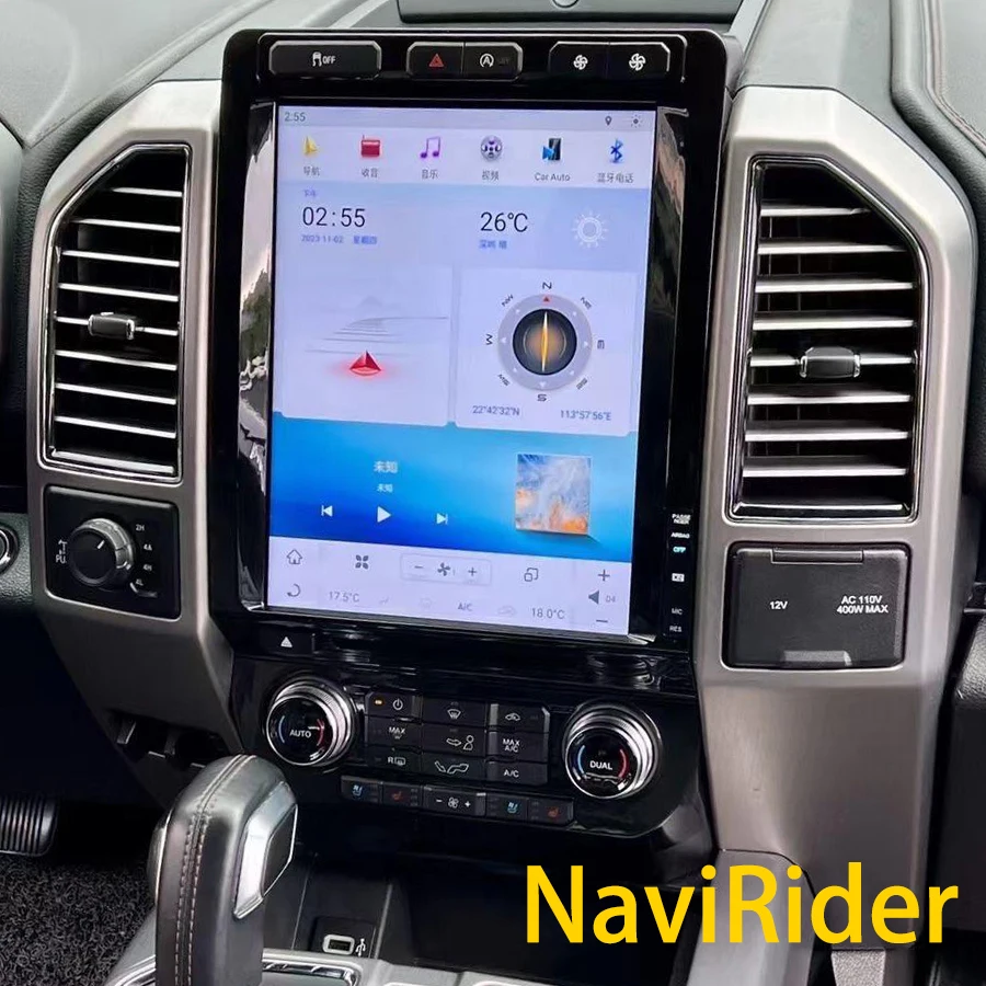 

Автомагнитола на Android, вертикальный Большой экран 12,1 дюйма, для Ford F-150 F150, 2015, 2021, GPS-навигация, мультимедийный стереопроигрыватель для CarPlay, видеоплеер