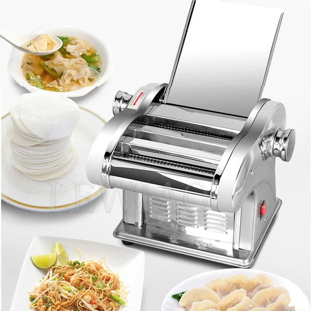 Electric Stainless Steel Pasta Maker Machine Noodle Making Machine Dough  Sheeter Dough Roller - AliExpress