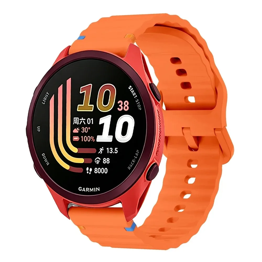 Silicone Strap for Garmin Smartwatches - Various Sizes and Colors Available