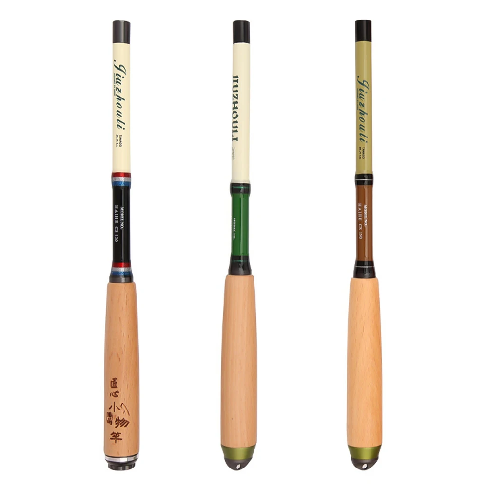 1.2M 1.5M 1.8M 2.1M Fishing Rod Ultra-Short Section Shrinkage Super Light Super Hard Carbon Pole Rod Pocket Mini 1PC fishing rod