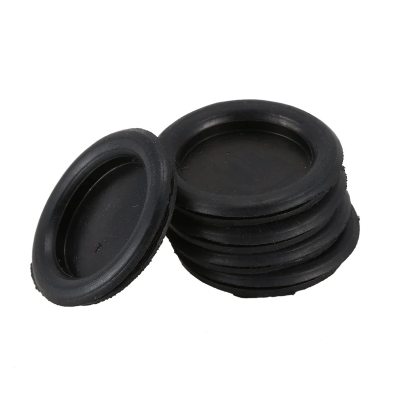 5X 5pcs black rubber closed blind bleaching lead rubber grommets 40mm G9X6 