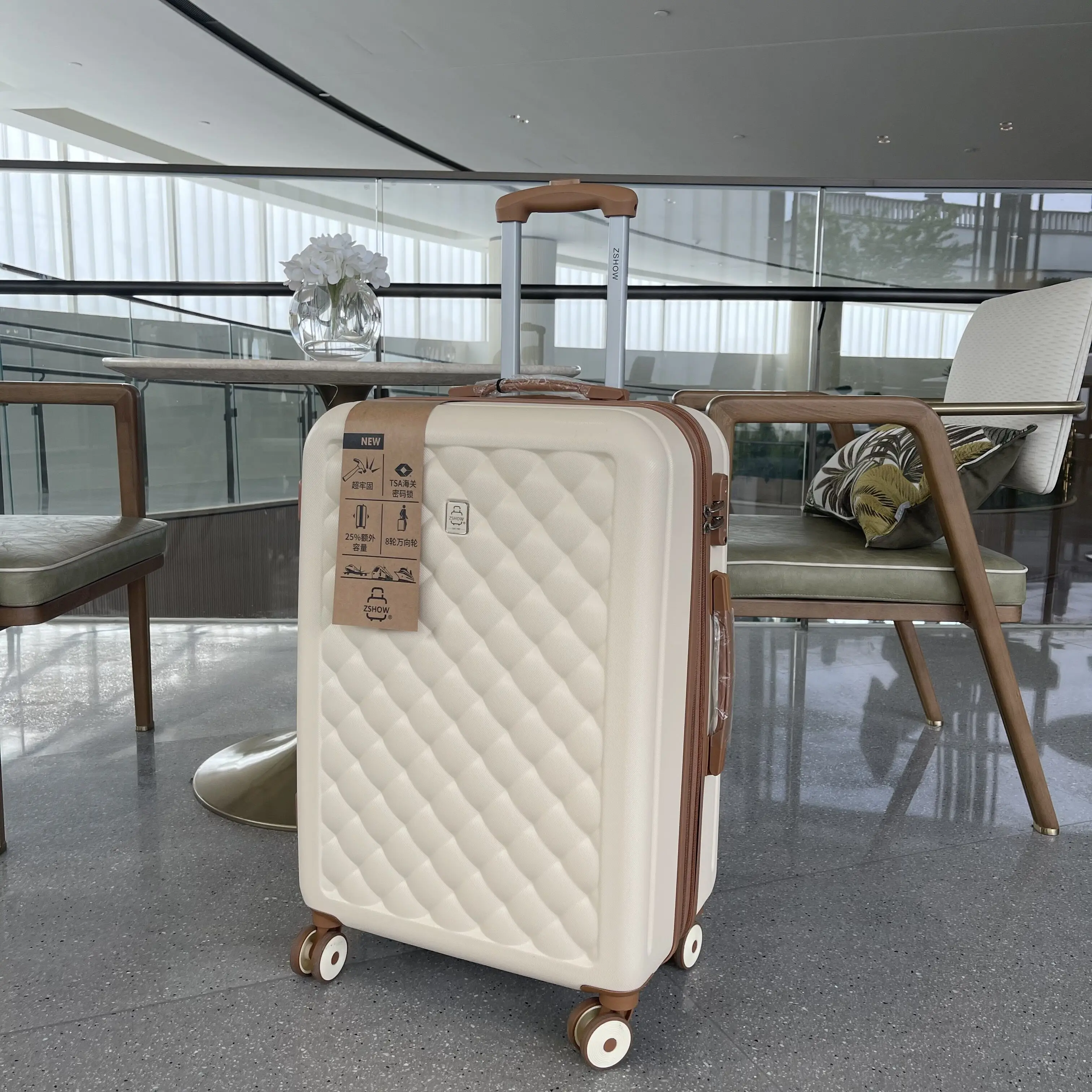 Men Retro 20/24/26 inch Rolling Luggage carry on Trolley Luggage Women spinner brand Travel Bag Password Trolley Suitcase