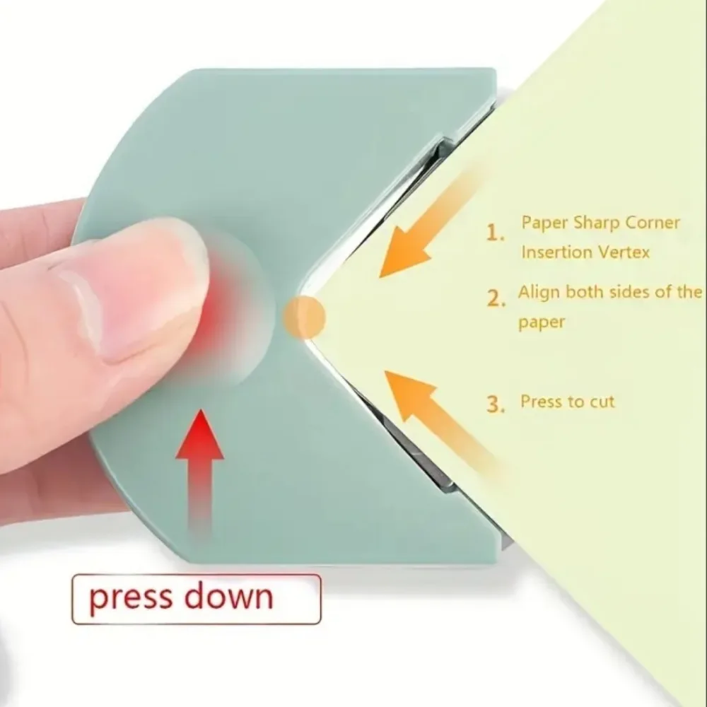 1 R4 rounded corner punch tool for laminated cards jams scrapbooks and DIY crafts 4mm manual paper cutter Corner Punch Paper Cutter