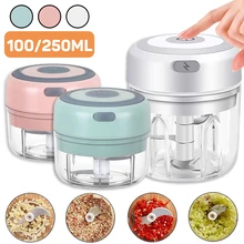 

Mini Shredder Cabbage Electric Garlic Chopper USB Kitchen Accessorie Charg Masher Machine Sturdy Durable Chili Vegetable Crush
