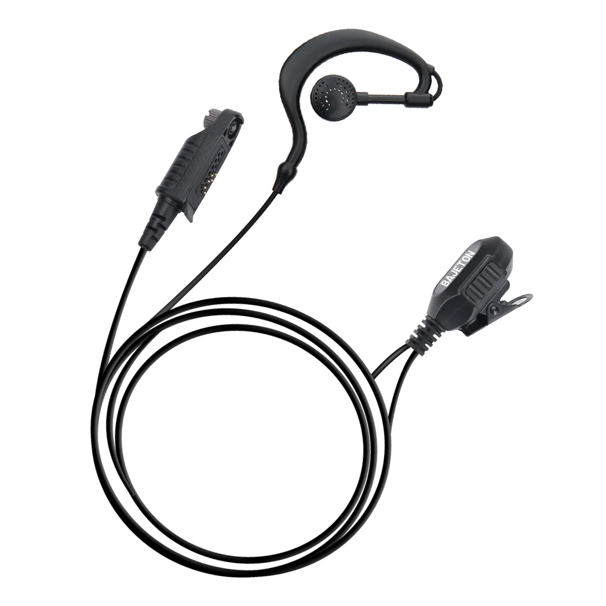 BAJETON Walkie Talkie Earphone Earpiece Headset with PTT Mic Headphone For Bajet