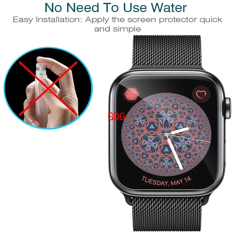 Premium Screen Protector for Apple Watch - HD Film Glass Protective Cover