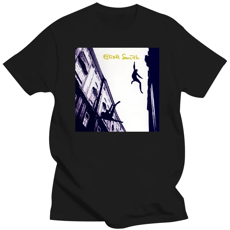 T-Shirt Da Uomo In Cotone Nero Elliott Smith Elliott Smith