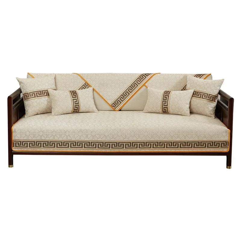 New Four Seasons Universal Sofa Cushion Chenille Non-slip High-grade Cushion Simple Modern Leather Sofa Cover Cover Cloth 6
