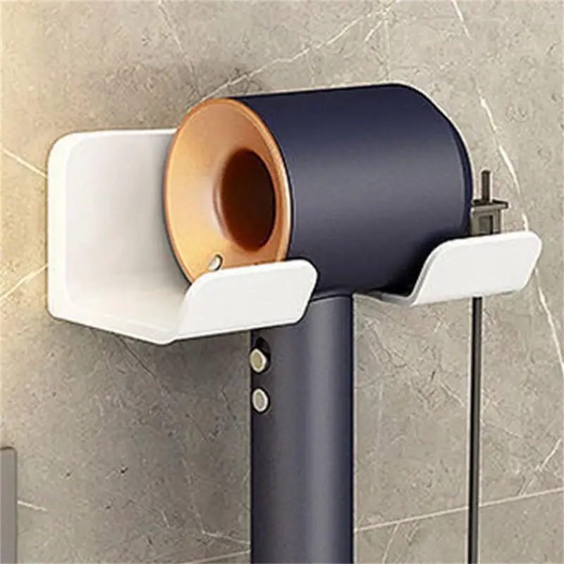 1/2PCS Hair Dryer Holder Wall Dryer Cradle Straightener Stand Hairdryer Organizer Box Toilet Blower Holder Shelf Bathroom home