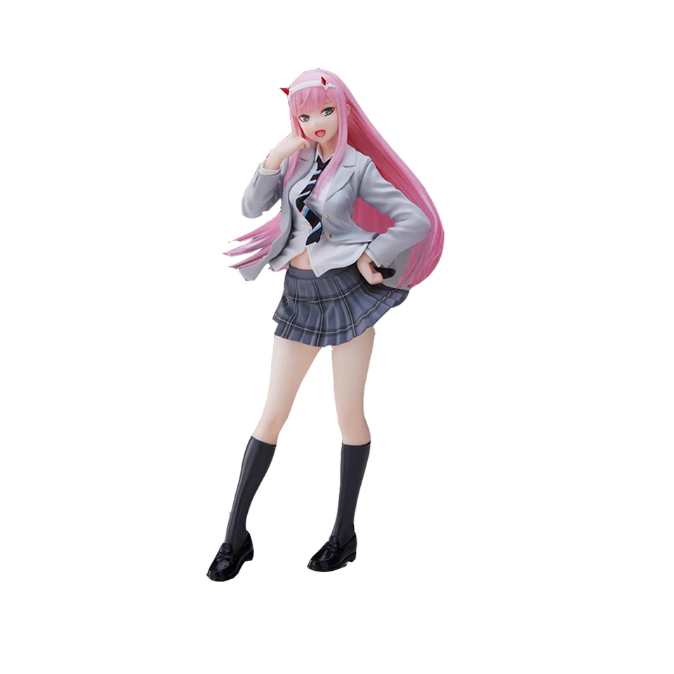 DARLING In The FRANXX 02 Q Version - Figura Collezionabile In PVC 10cm, Mini Action Figure Carina Regalo Anime