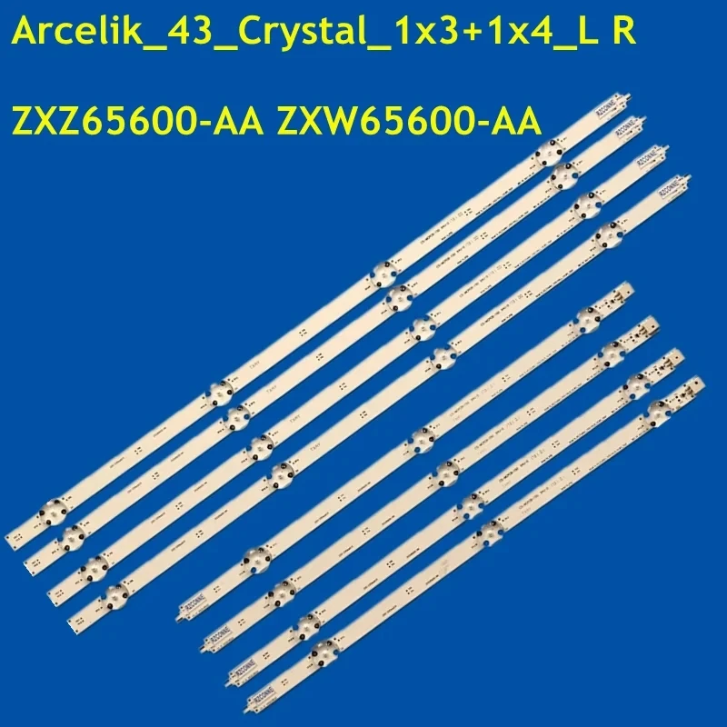 

5set LED Strip For 43VLX7730SP 43VLX5730 43GFB7788 43GUB8762 43VLX7730 43VLX5730 43GFB7788 43GUB8762 Arce lik_43_Crystal_1x3+1x4