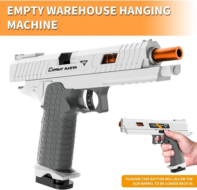 2011 Pistol Automatic Continuous Firing Decompression Gun  Shell Ejection Empty Hanging Desert Eagle Toy Gun Boys Gift 4