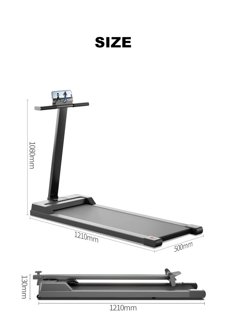 Dericsson New Foldable Slim Walking Mat Home Treadmill