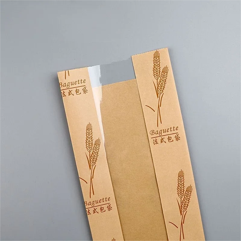 20 Sacchetti Di Carta Per Pane Con Finestra Trasparente - 8,9x13x27,9 Cm, Kraft Per Alimenti, Biodegradabili, Per Lievitazione, Regali E Conservazione