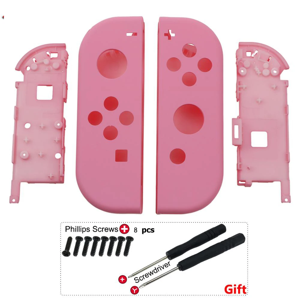 for Nintendo Switch Replacement Housing Transparent Shell Cover for NS Joy Con NS JoyCons Controller shell Case DIY Accessories