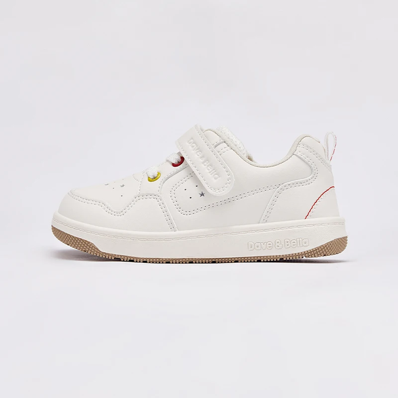 데이브 벨라 키즈 용수철 가을 스포츠 신발, 소년 소녀 캐주얼 보드 신발, 고무 밑창 어린이 베이지 신발 DB3241548, 신제품