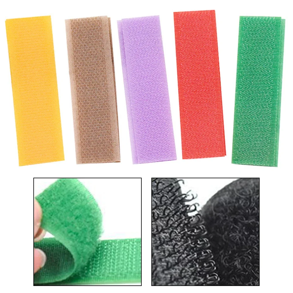 Easy to Remove HookAndLoop Fasteners for Shoes Nylon Hook and Loop Tape for Clothing 2 pcs Convenient Closure