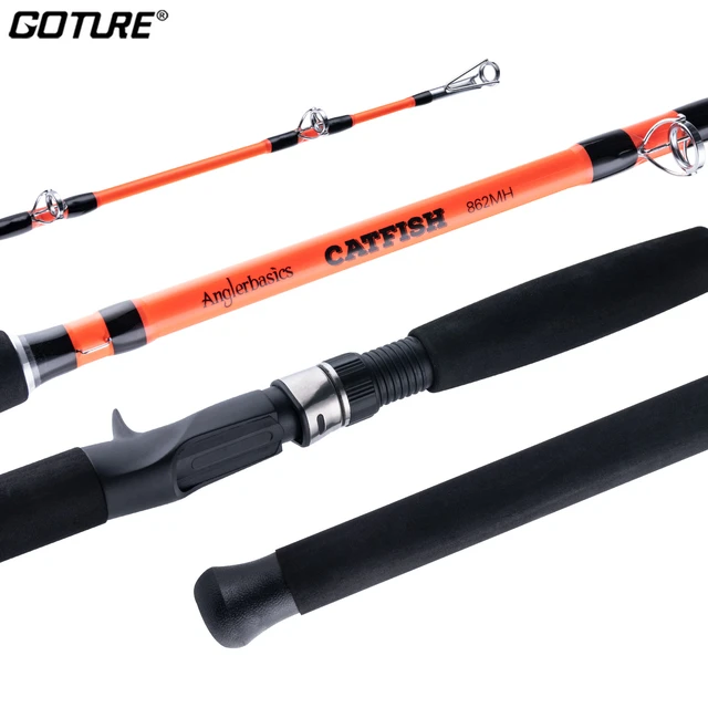 Goture Catfish Casting Fishing Rod 2sections Carbon 2.28m 2.59m M