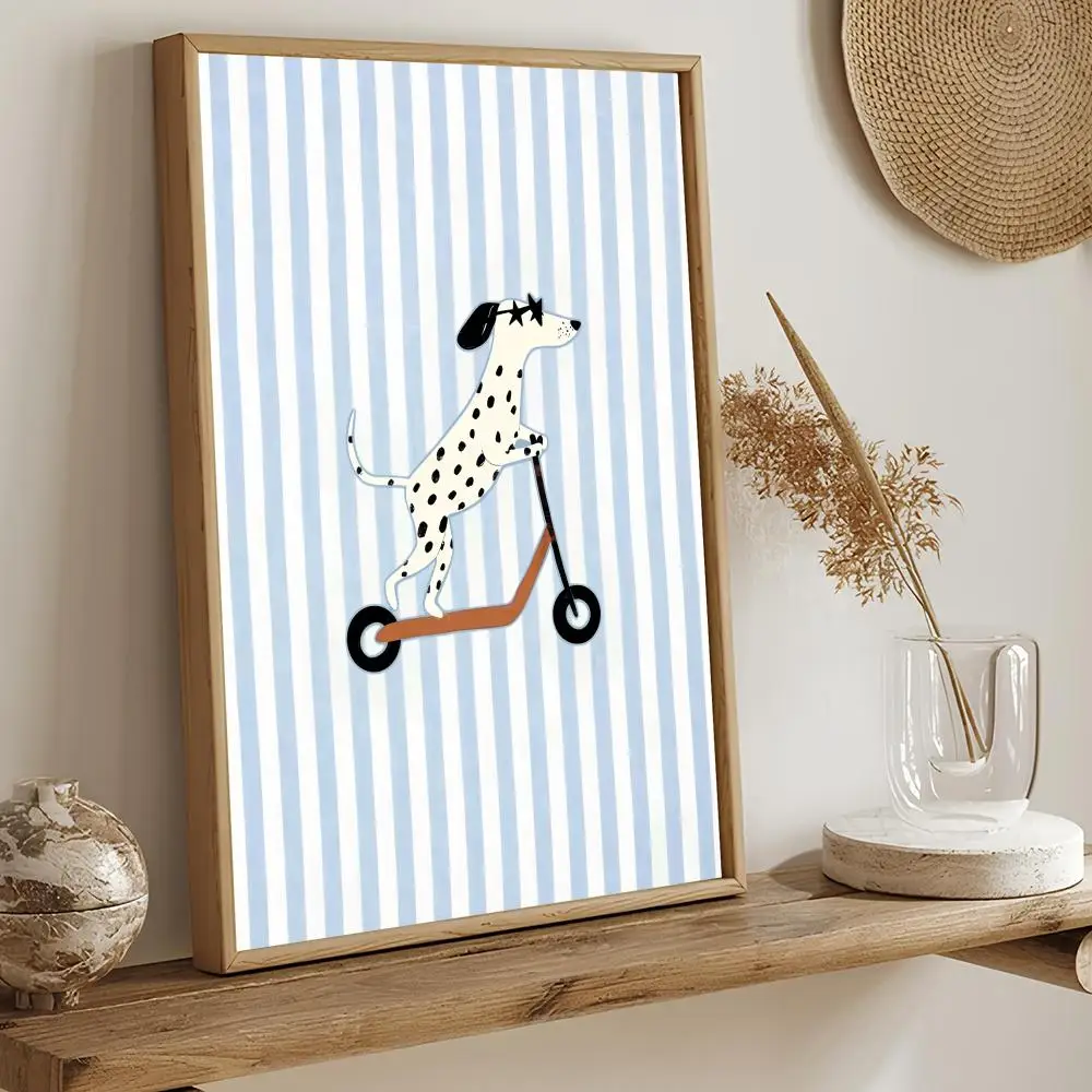 Niedliche lustige Tier-Cartoon-Poster-Aufkleber, selbstklebende Kunst für Schlafzimmer, Wohnzimmer, Heimdekoration, moderne Wandaufkleber, Geschenk – Detail 6