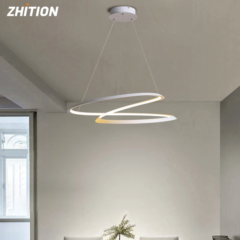 

Скандинавский минималистичный дизайнерский подвесной светильник, креативная лампа для гостиной, круглая офисная лампа для галереи, простая современная лампа для столовой