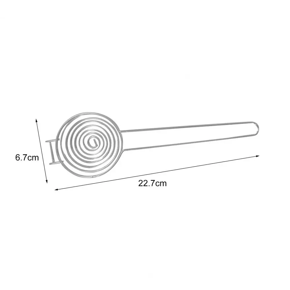 Eggyolk Separator  Durable Circles Funnel Egg Yolk Separator  Silver Color Egg Divider